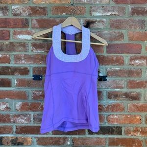 Lululemon Workout Tank w/built in bra (size 6)